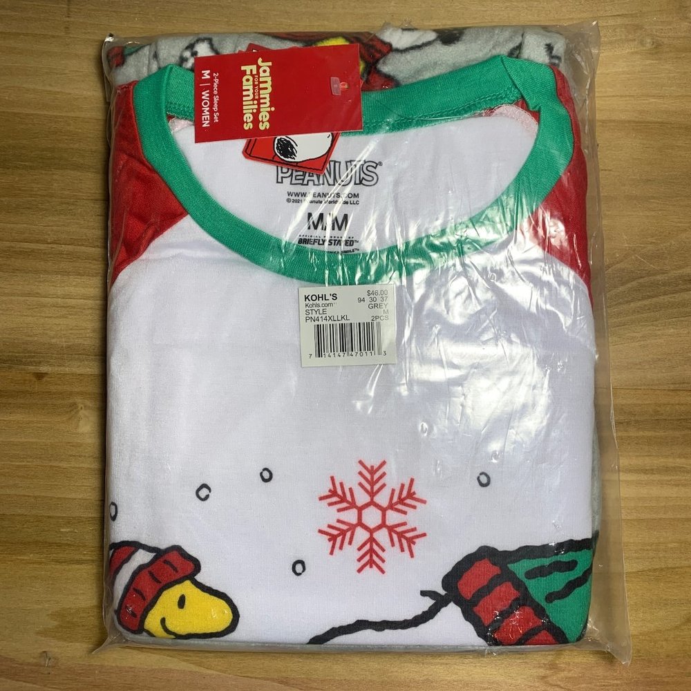 Snoopy Bottom and Top PJ Set Medium